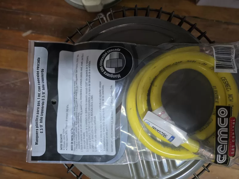 Manguera para estufa 1 mt hi hi